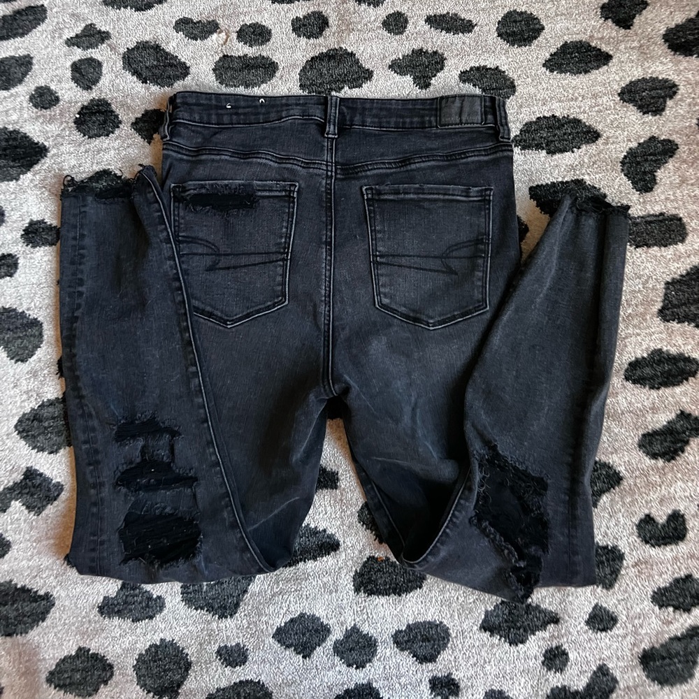 American Eagle distressed next level stretch skinny jeans